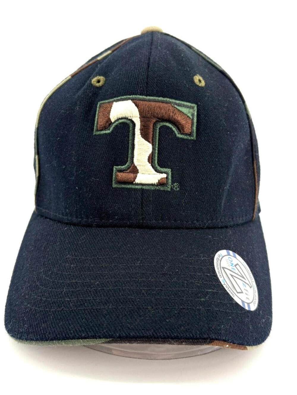 Zephyr Fit Tennessee Vols Camo Embroidered Black Small Cap